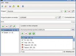Backit Down main window (OpenSuSe 11.3)
