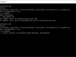 SyncServer console