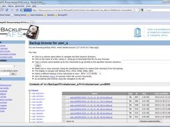 Browsing Backups