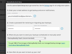 BackupBuddy Screenshot 1