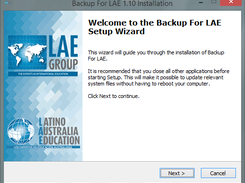 Backup For LAE Screenshot 2