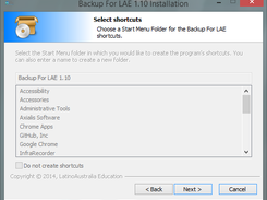 Backup For LAE Screenshot 4