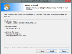 Backup For LAE Screenshot 6