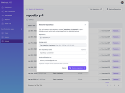 GitHub restore repository