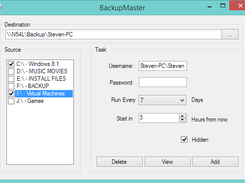 BackupMaster Screenshot 1