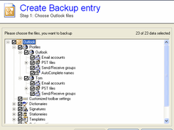 BackupOutlook Screenshot 1