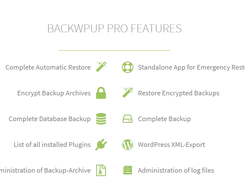 BackWPup Screenshot 1
