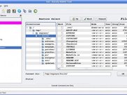 Bacula Admin Tool (bat) restore screen