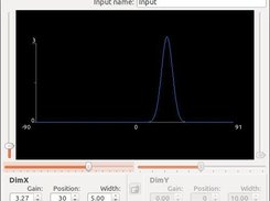 Input dialog, allowing (so far) for creating 1D and 2D input