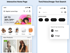Bagisto Open Source Ecommerce Mobile App Screenshot 1