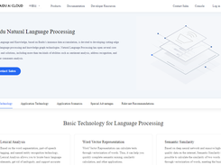 Baidu Natural Language Processing Screenshot 1