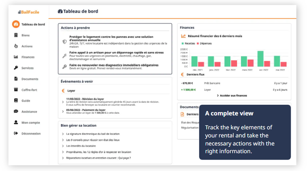 BailFacile Screenshot 1
