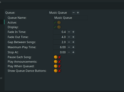 Configuration / Music Queues