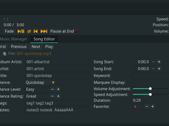 Management / Song Editor