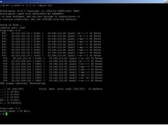 Getting pop traffic bandwidth and packets transmission.