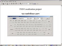 Showing keyboard layout