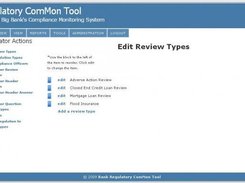 Web Version (Thin Client) - Admin -> Review Types