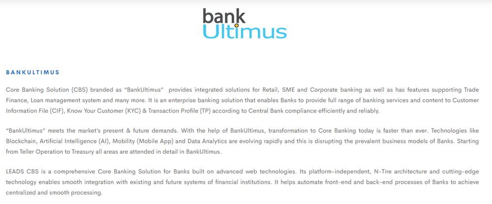 BankUltimus Screenshot 1