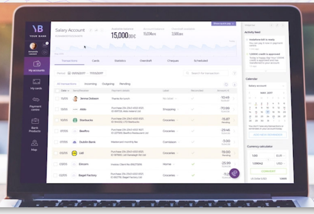 BankWorld Internet Screenshot 1