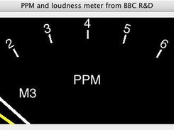 Screen shot of paq_meter in BBC PPM mid/side M3 mode