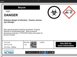 Enhance safety in your workplace with the Sample WHMIS Label, powered by Insight Works for Dynamics 365 Business Central. This feature provides a sample WHMIS label complete with a barcode, ensuring efficient identification of hazardous materials and compliance with the WHMIS system.