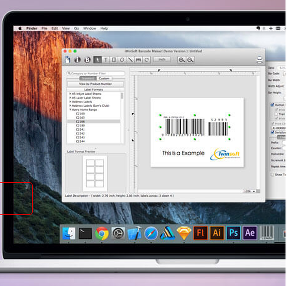 Barcode Maker for Mac Screenshot 1