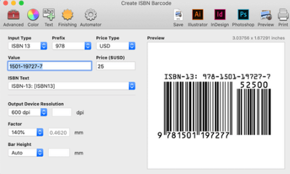 Barcode Producer Screenshot 1