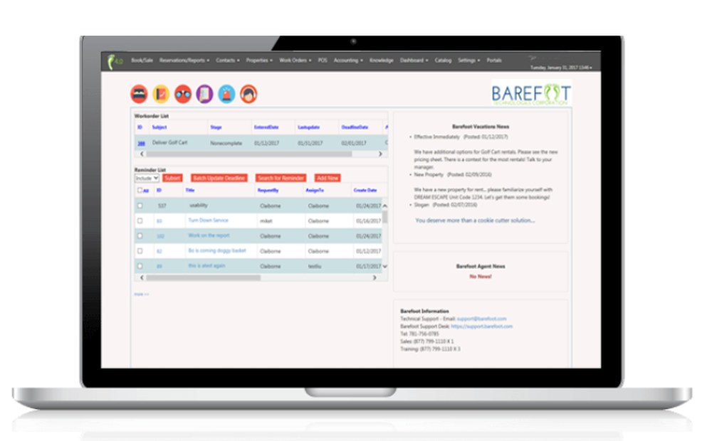 Barefoot Agent-Dashboard