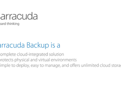 Barracuda Backup Screenshot 1