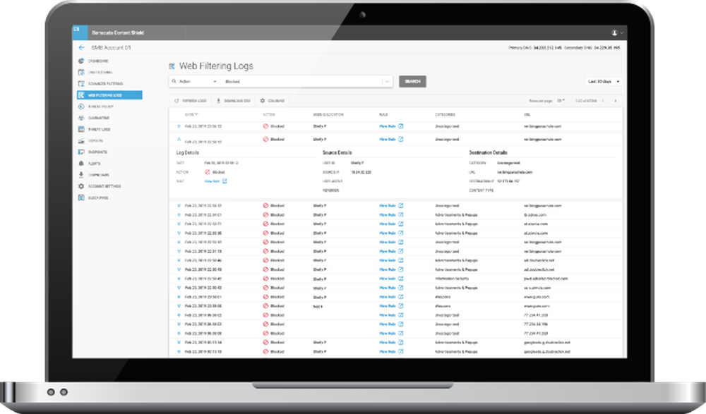 Barracuda Content Shield Screenshot 1