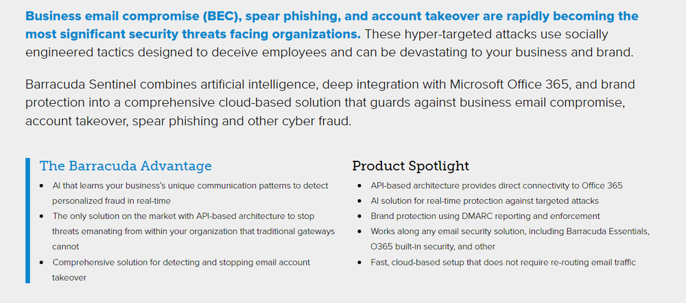 Barracuda Sentinel Screenshot 1