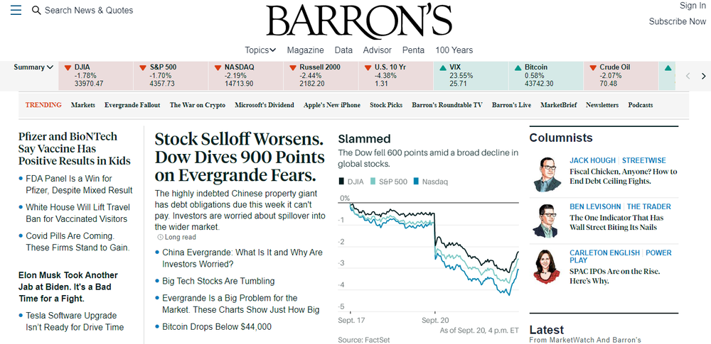 Barron's Screenshot 1