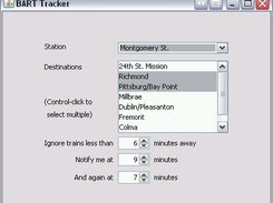 Configuration dialog