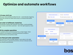 Optimize and automate workflows