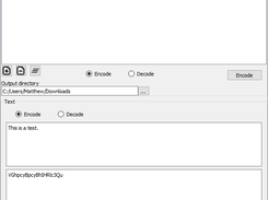 Encoding text
