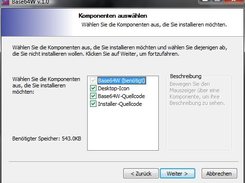 Das Installationsprogramm - Installationsoptionen