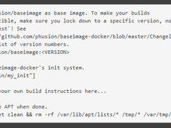 baseimage-docker Screenshot 1