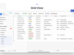 Grid View gives you the power of a database, with the familiarity of a spreadsheet.