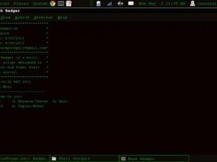 A screenshot of Badger for Bash 0.5