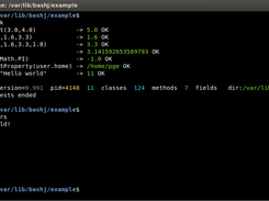 bashj : a bash mutant with java support Screenshot 1