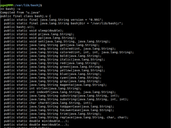 bashj : a bash mutant with java support Screenshot 5