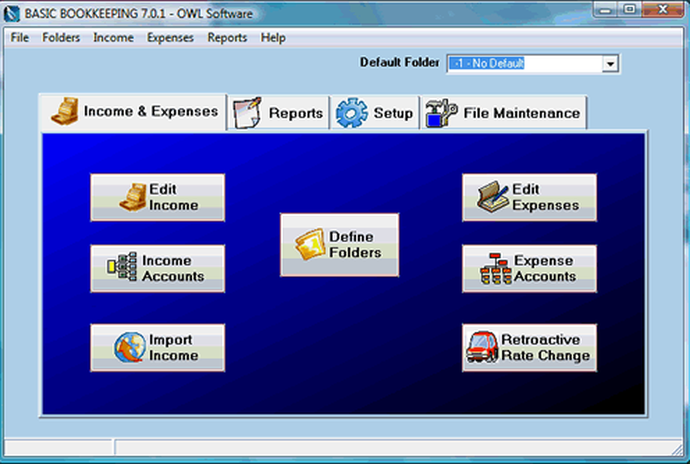 Basic Bookkeeping Screenshot 1