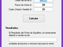 Calculo Punto de Equilibrio