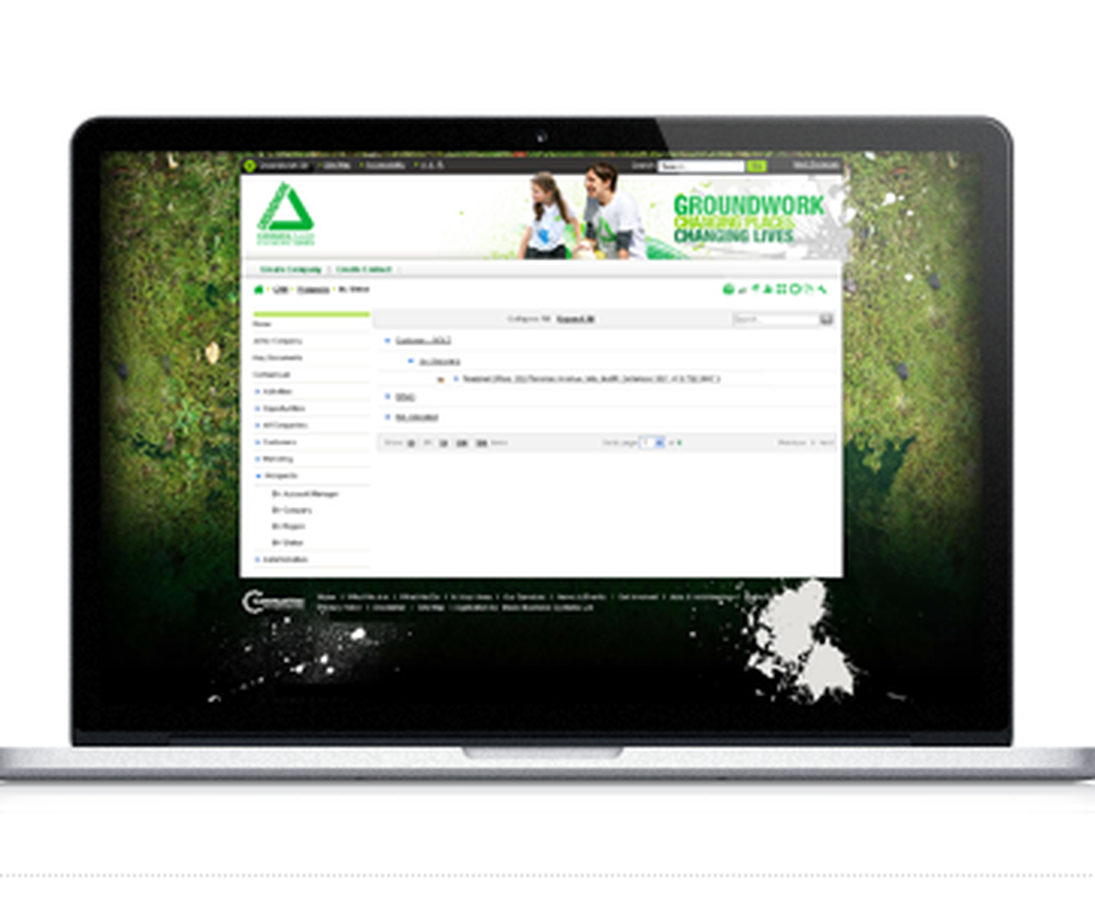 Basic Online Project Management Screenshot 1
