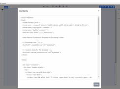 Preview html code