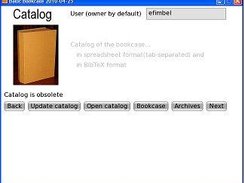 screen 2: Catalog and Bookcase