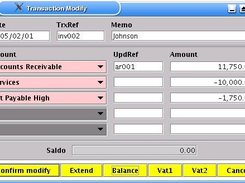 Transaction Screen