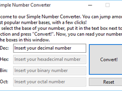 Here is it! We now have new, better version on Simple Number Converter! Say *Hello!* to brand new 2.5.1!