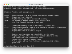 Bass 6502 Assembler Screenshot 2