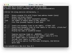 Bass 6502 Assembler Screenshot 3